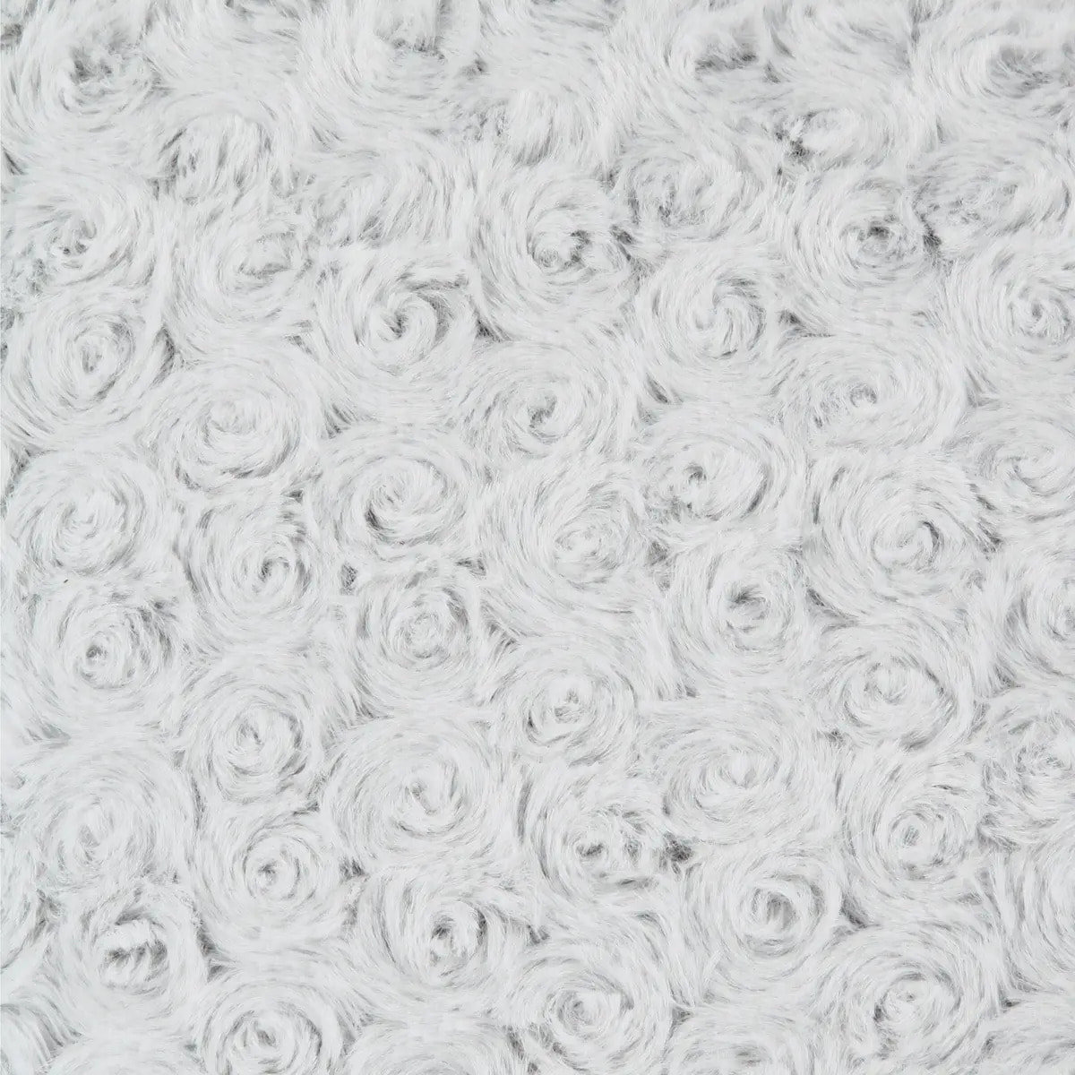 Coussin fourrure bouclé gris 45x45cm