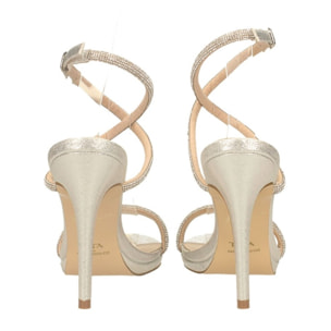 Sandali Donna Tata Italia Argentato