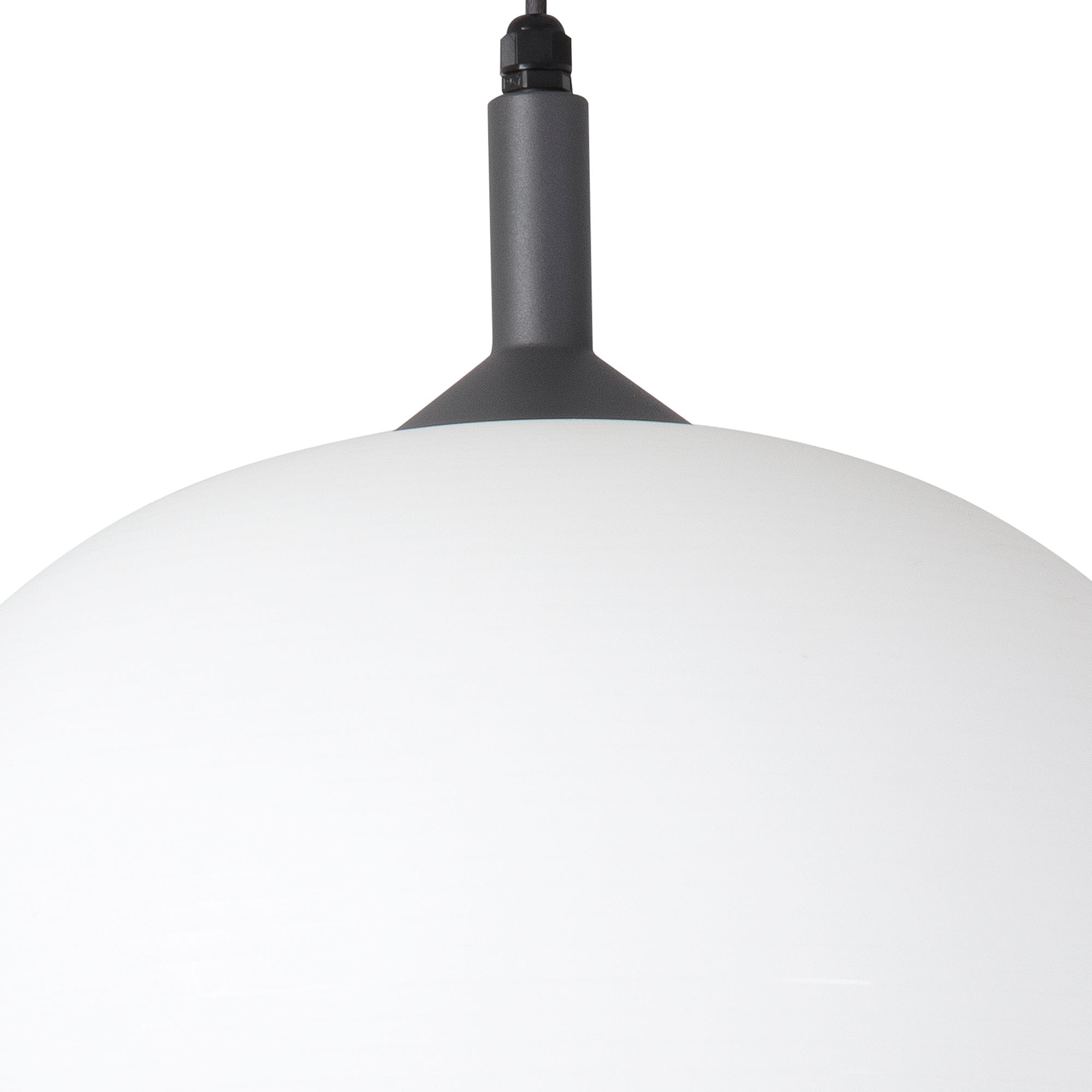 SAIGON OUT R45 Lampe suspension grise/blanche mat cone cap