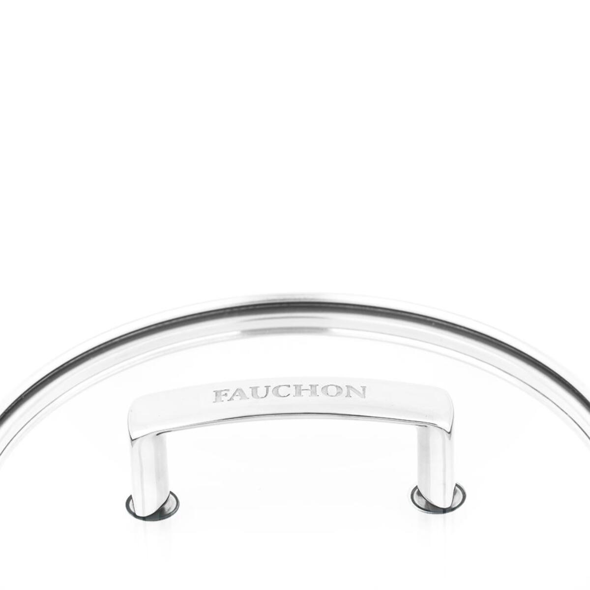 Couvercle 32 cm en verre et en aluminium SIGNATURE