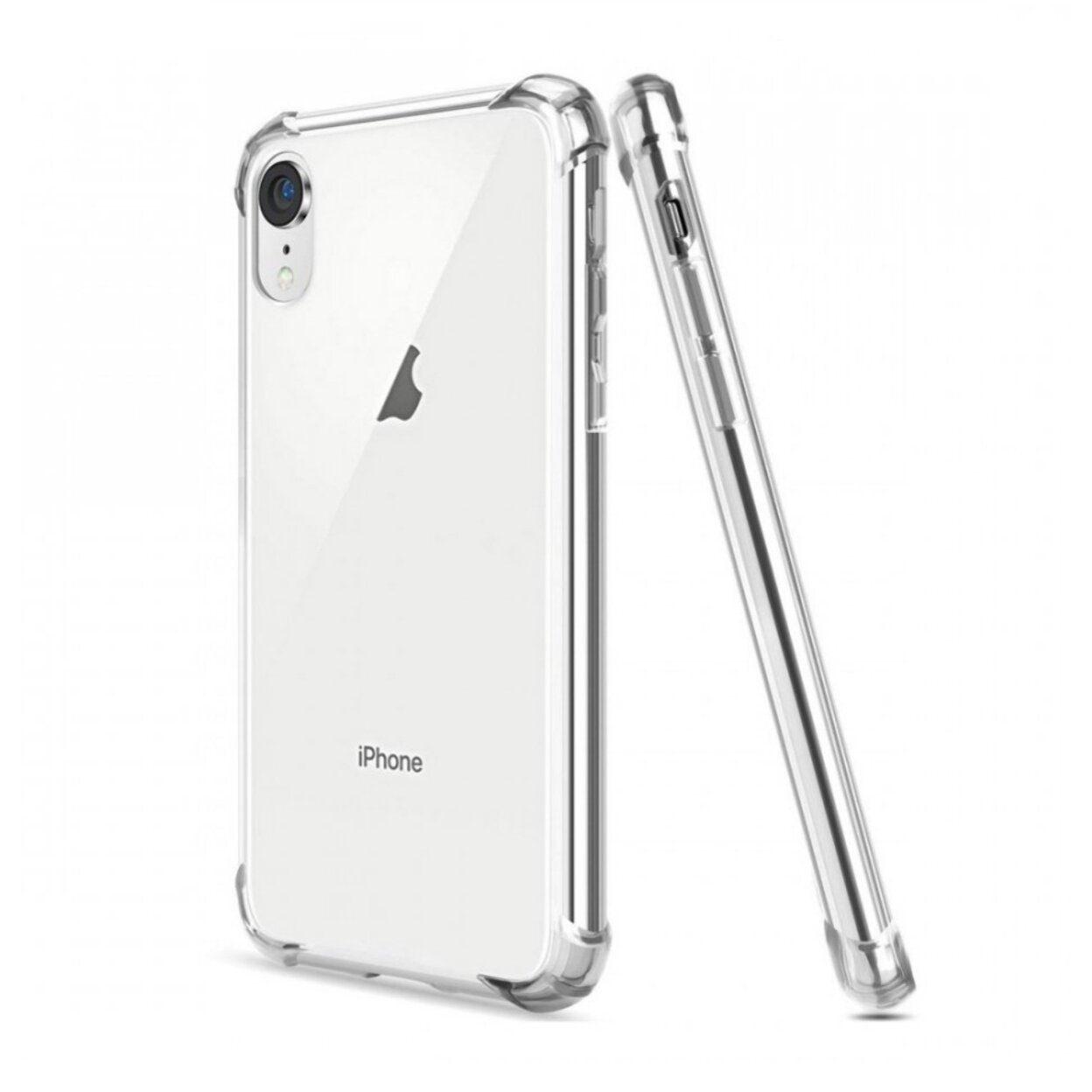 Coque iPhone XR Antichoc Silicone + 2 Vitres en verre trempé Protection écran