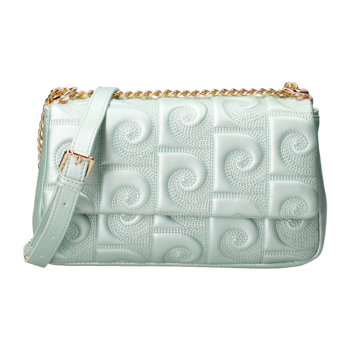 Borsa a tracolla  da donna Poliuretano In Poliuretano 26,5x15,5x7,5 cm