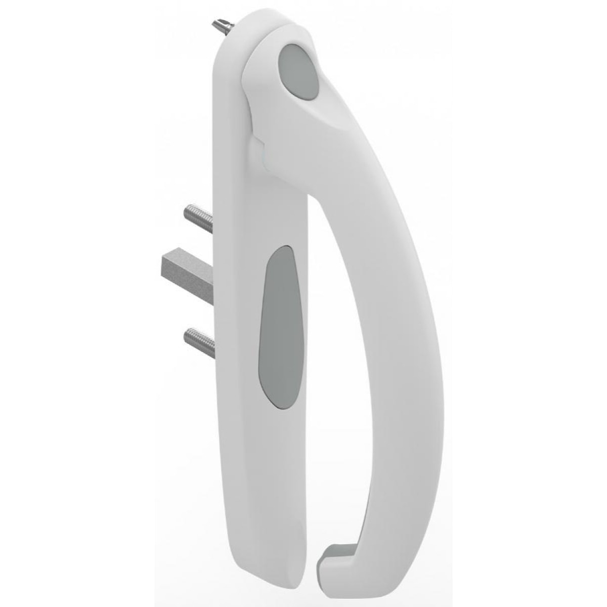 Poignée 20° intérieur 5531 LA CROISEE DS - Profil 35 à 53mm - Blanc 9016 - Gauche - DS5531-G086