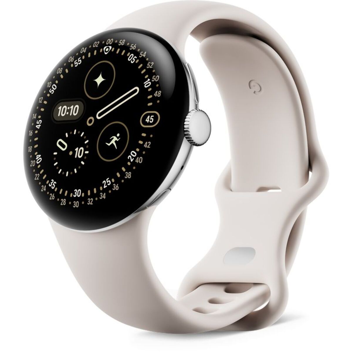 Montre connectée GOOGLE Pixel Watch 4 41mm Argent/Porcelaine 4G