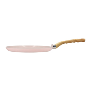 Crêpière 26cm avec revêtement céramique rose - tous feux COLORAMA