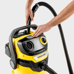 Aspirateur eau et poussière Karcher WD 5 V-25/5/22 - Puissance 1100W- Capacité 25L- Cuve plastique- Flexible 5m- Nettoyage du filtre