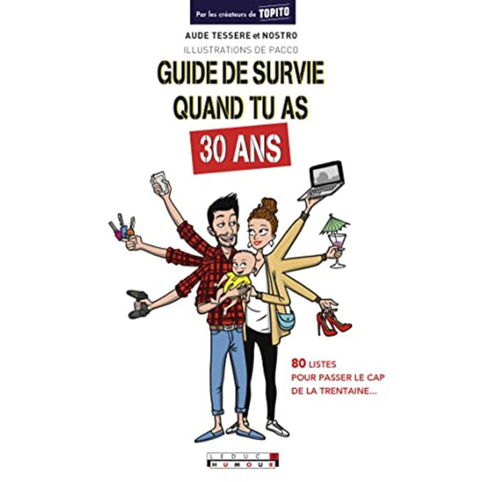Nostro | Guide de survie dans tu as 30 ans: 80 listes pour passer le cap de la trentaine ... | Livre d'occasion
