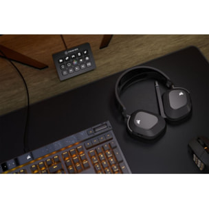 Casque gamer CORSAIR HS80 MAX Wireless Steel Gray