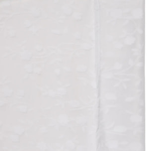 Voilage motif abstrait "Lazi" blanc 140x240cm