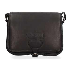 Borsa a tracolla  da uomo In Vera pelle Made in Italy 24x19x7 cm