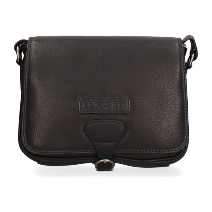 Borsa a tracolla  da uomo In Vera pelle Made in Italy 24x19x7 cm