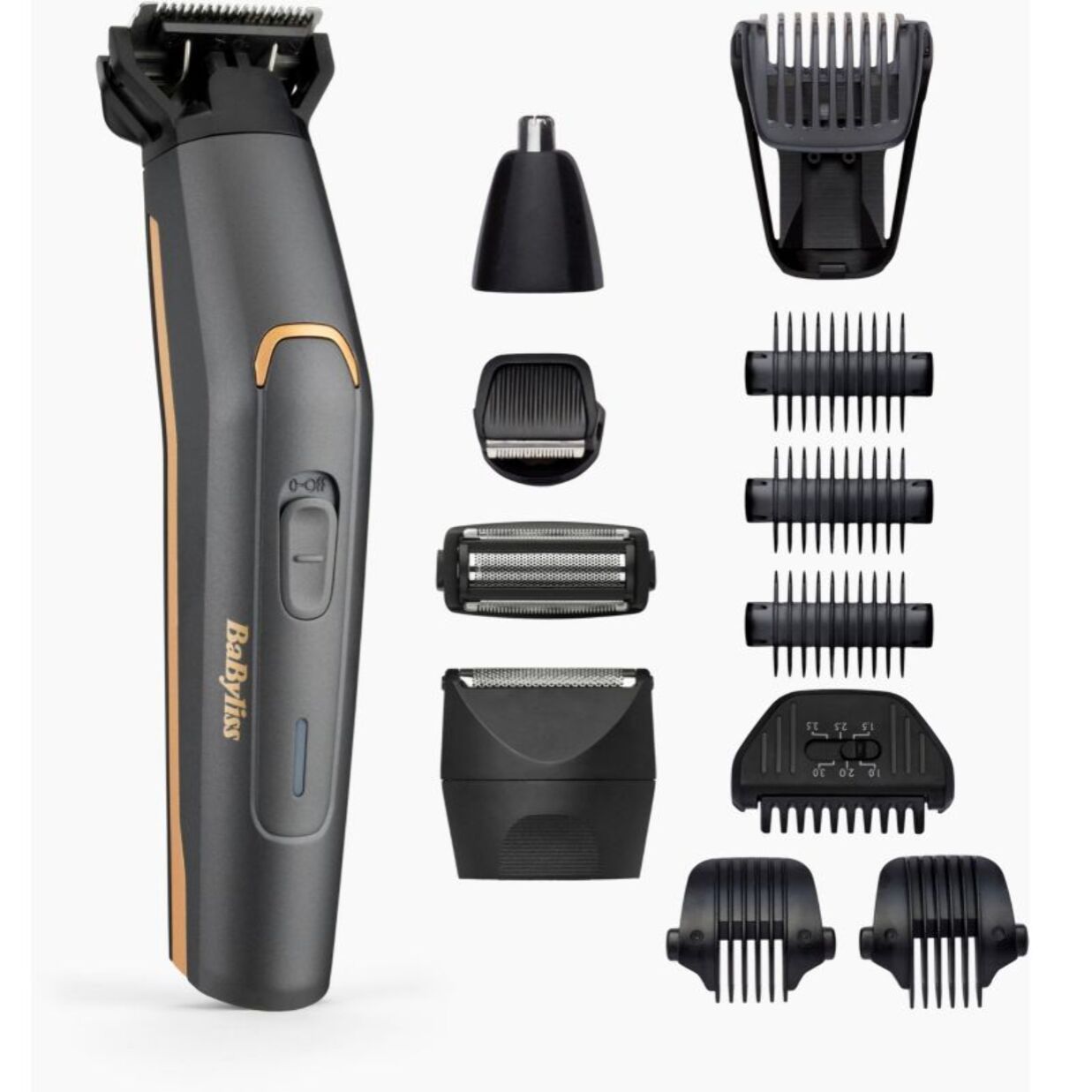 Tondeuse multi usages BABYLISS 12 en 1 MT987E Graphite Precision