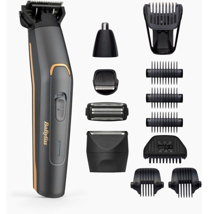 Tondeuse multi usages BABYLISS 12 en 1 MT987E Graphite Precision