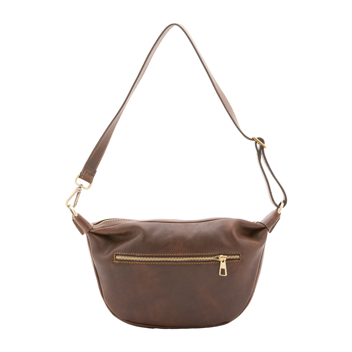 Borsa a spalla  unisex In Vera pelle Made in Italy 28x18x6 cm