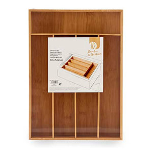 Cubertero bambu 5 huecos colección kinvara