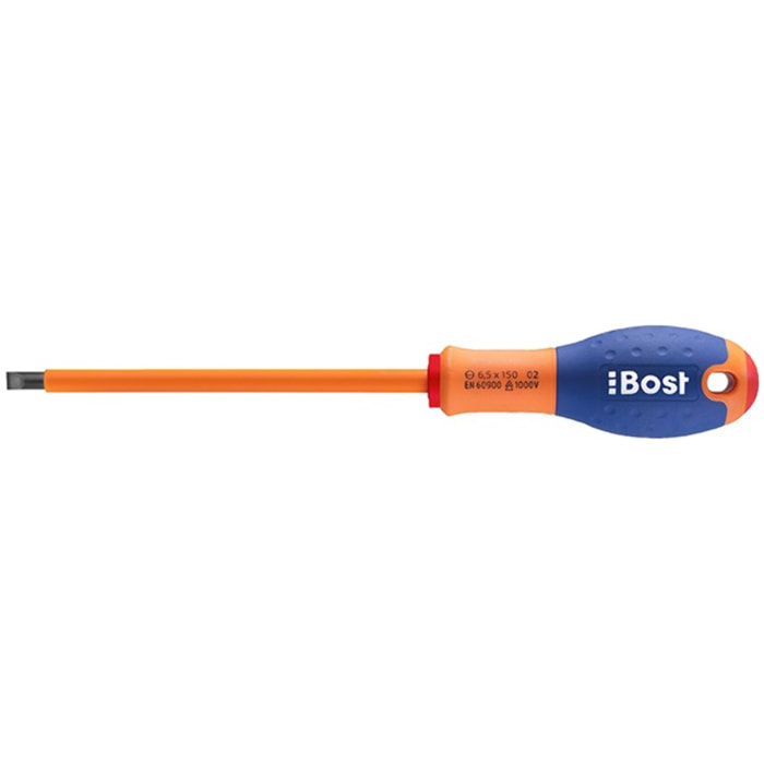 Tournevis BOST électricien - Lame plate Expert isolé 1000V - 2,5 X 50 mm - 626000