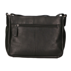 Borsa a tracolla unisex in Vera Pelle Borsa Fashion 27x19x10 cm