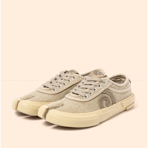 Zapatos N5954 WASHED COTTON BEIG/TEKO color Beig