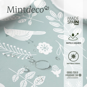Nappe anti-taches GORRION BLEU - enduite