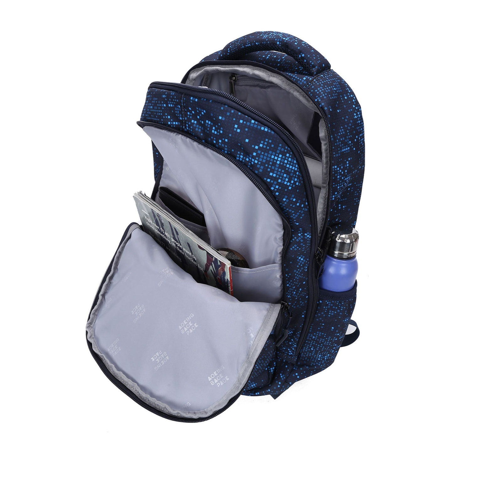 Zaino unisex Korvus - Poliestere - Casual - 33.0 x 13.5 x 48.0 cm