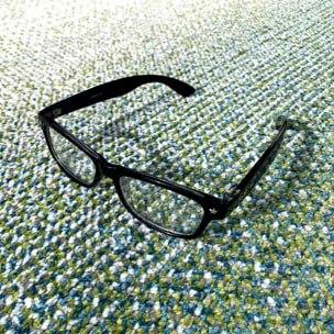 Tapis salon et chambre tissé motif géométrique HANA