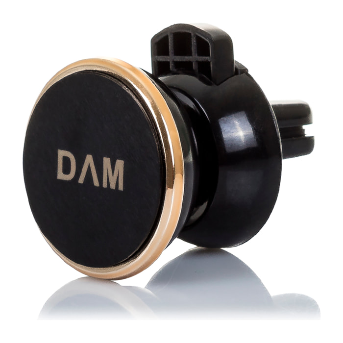 DAM Griglia supporto auto 3x3x5 Cm. Colore: oro