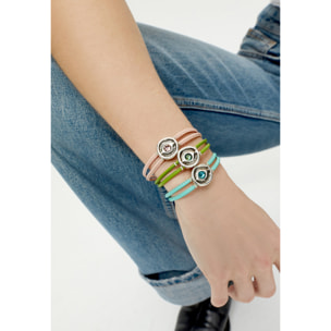 Pulsera SER INTUITIVA ROSA CLARO M