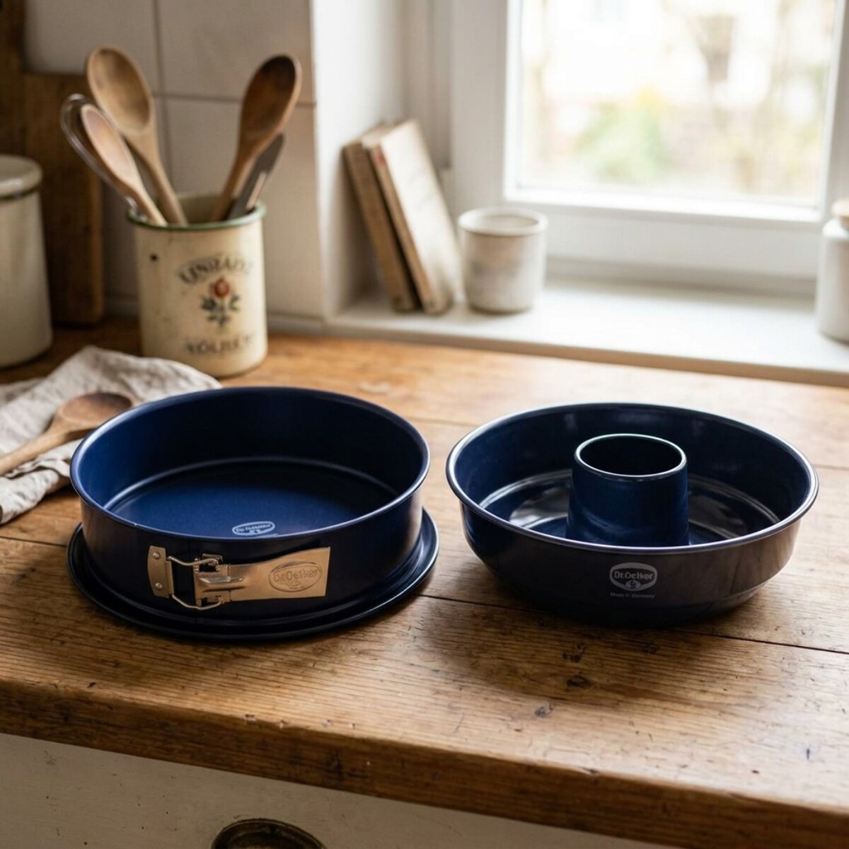 Set de moule à charnière 26 cm et moule à savarin 26 cm Dr. Oetker Back Liebe