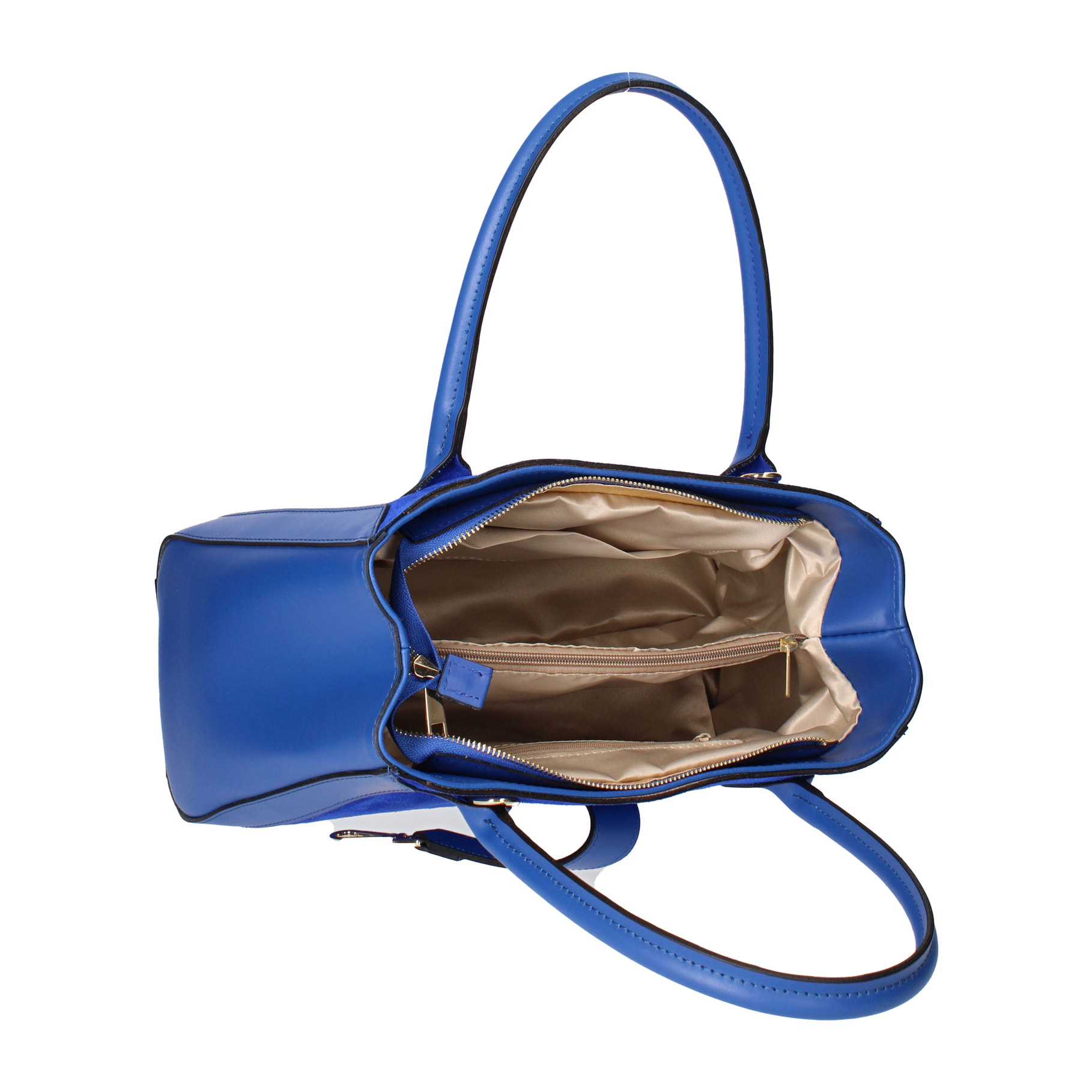 Borsa a mano Jordana da donna In Vera pelle Made in Italy 35x25,5x15 cm