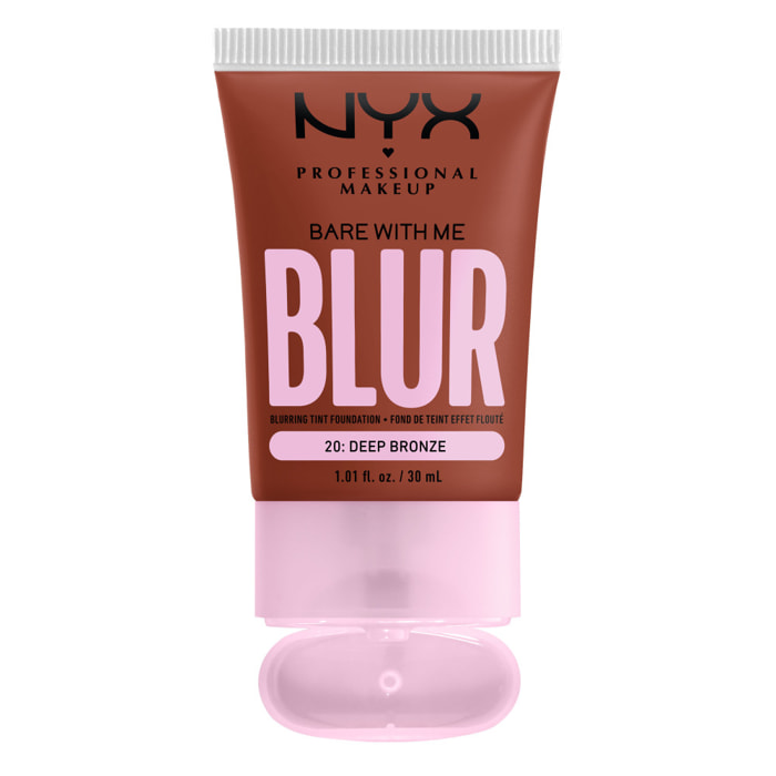 NYX Professional Makeup Fond de teint effet flouté Bare With Me Blur Deep Bronze