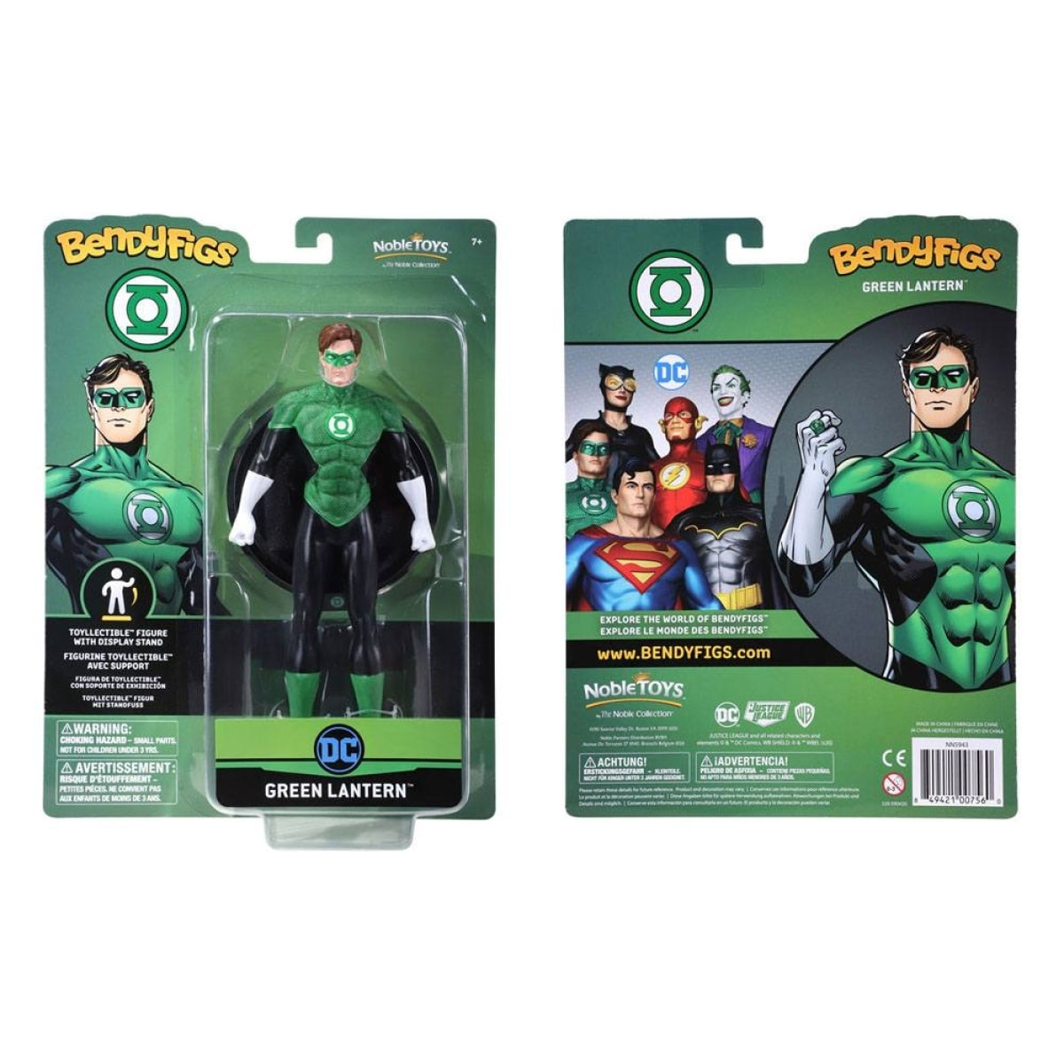 Dc Comics Bendyfigs Bendable Figura Green Lantern 19 Cm Noble Collection