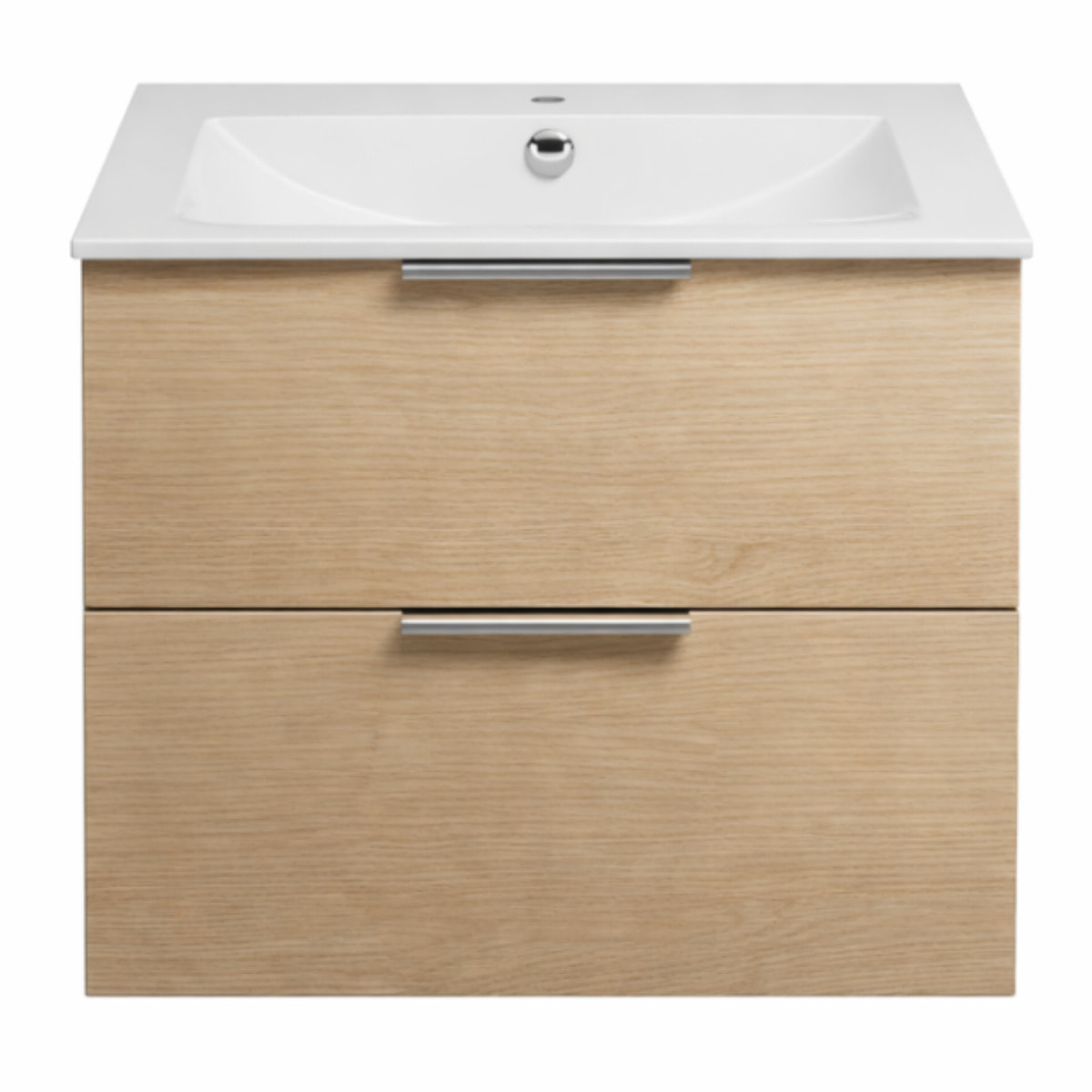 Meuble vasque 60 cm Olena chêne clair