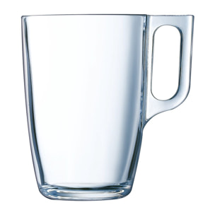 6 mugs 32cL Nuevo - Luminarc - verre trempé extra résistant