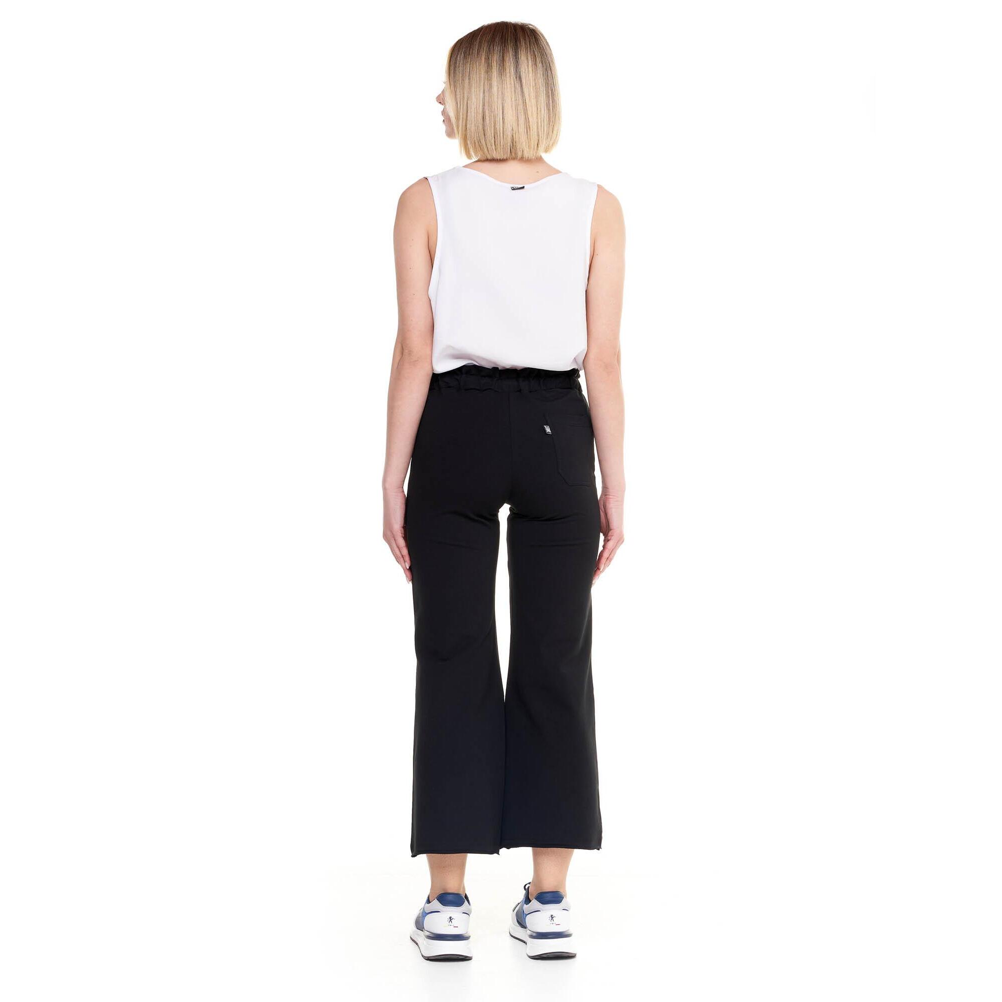 Pantalones deportivos de mujer brillantes hasta los tobillos