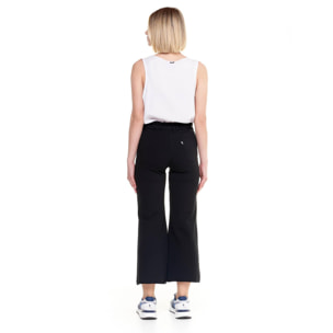 Pantalones deportivos de mujer brillantes hasta los tobillos