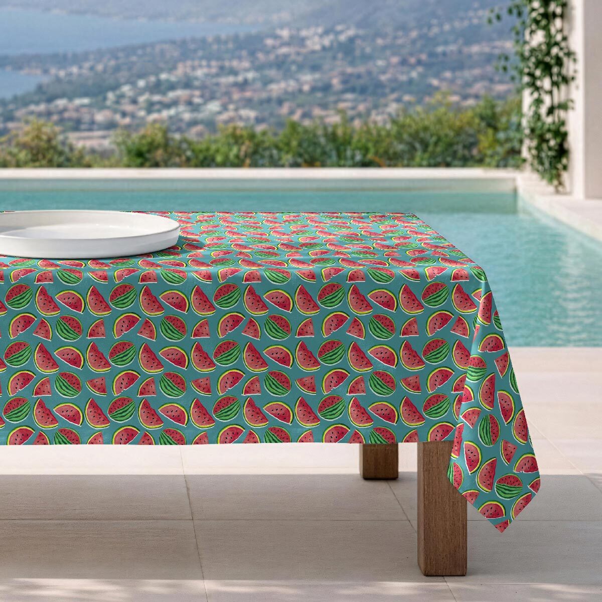 Mantel antimanchas Water Melon - 100% algodón -