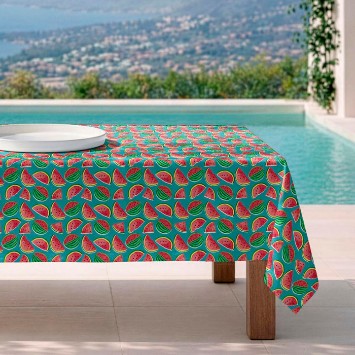 Mantel antimanchas Water Melon - 100% algodón -