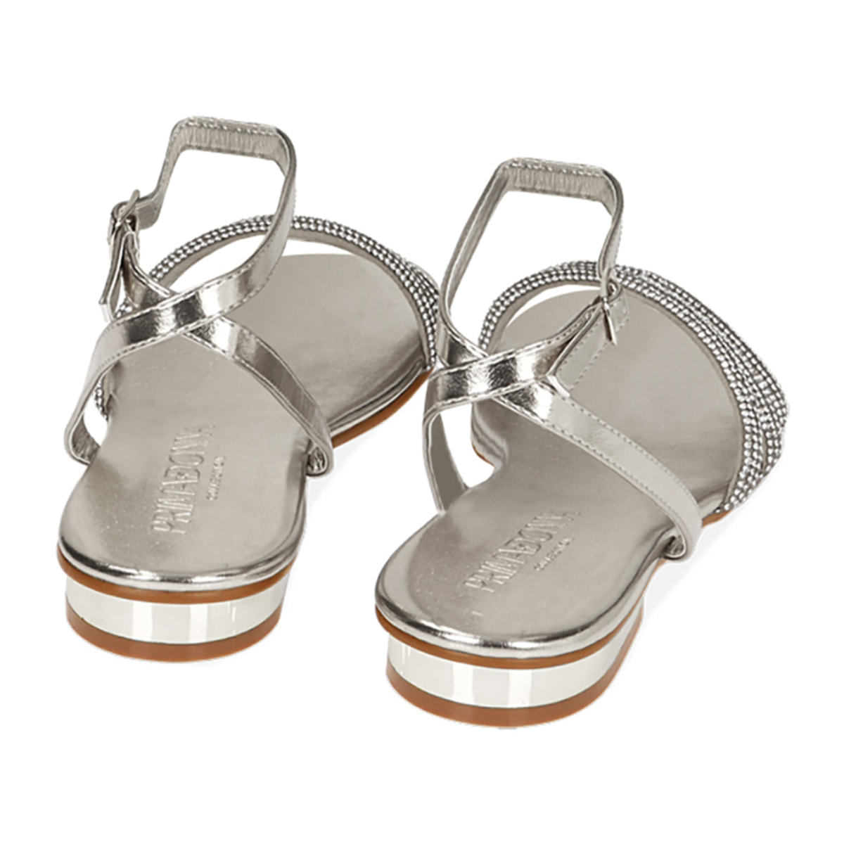 Sandali gioiello argento