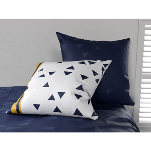 Parure Housse De Couette 3pcs 100% Coton 57 Fils Bandol