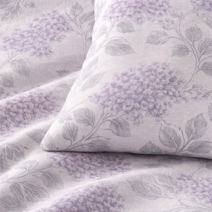 LAURA BIAGIOTTI Completo Letto Matrimoniali in Percalle Stampato Biham_malva
