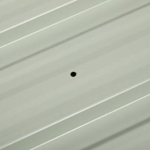 Juego de 12 Paneles para Tejado de Acero Galvanizado Chapas Perfiladas de Techo 7m² para Caseta de Herramientas Cobertizo Exterior 129x45cm Gris Oscuro