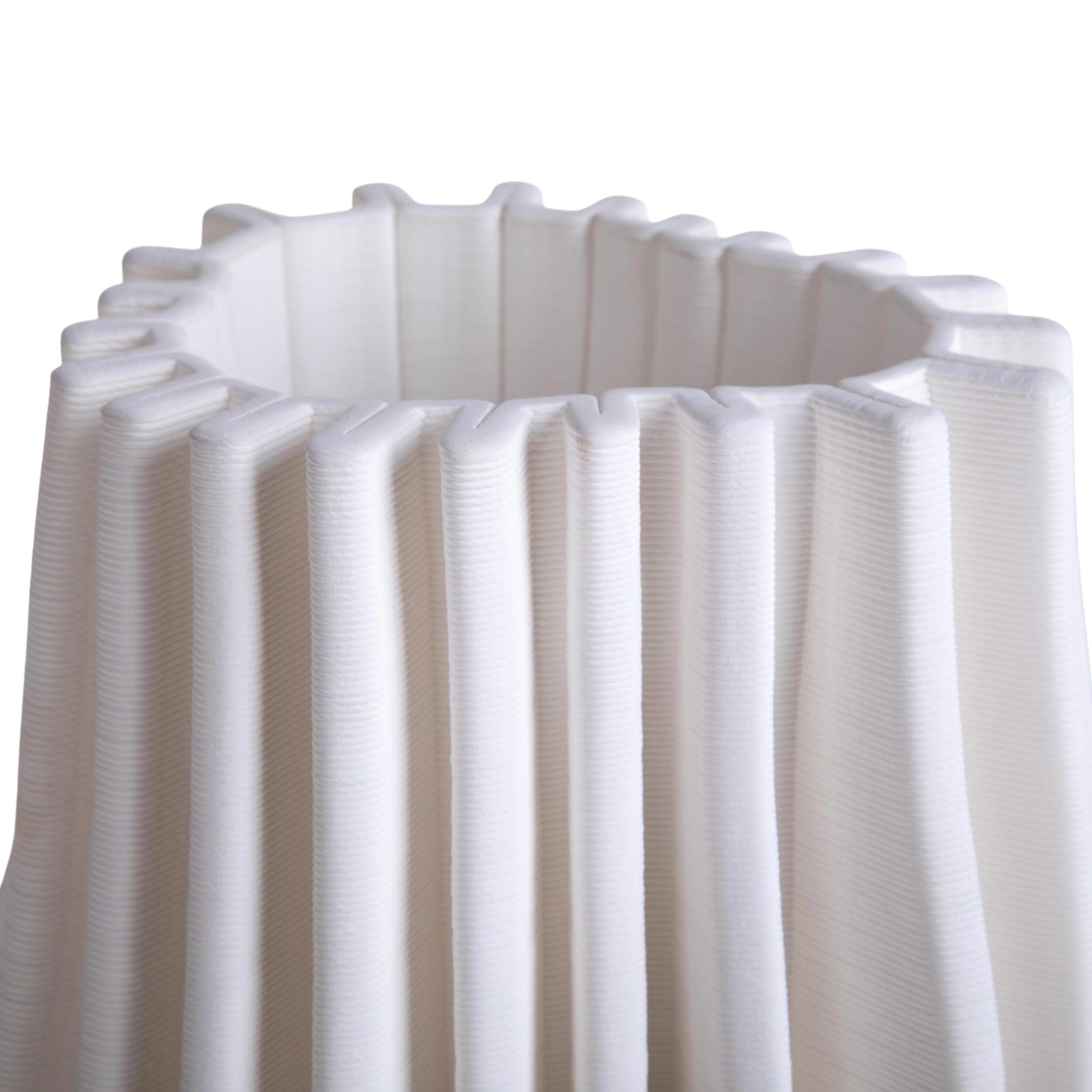 Vaso con righe in rilievo - 26xH34,5x19cm - Pezzi 1 - Bianchi Dino SpA