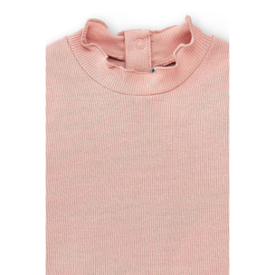 Maglietta Basic Rosa Per Bambini