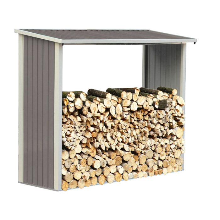 Abri bûches métal "Victor" - 1.68 m²