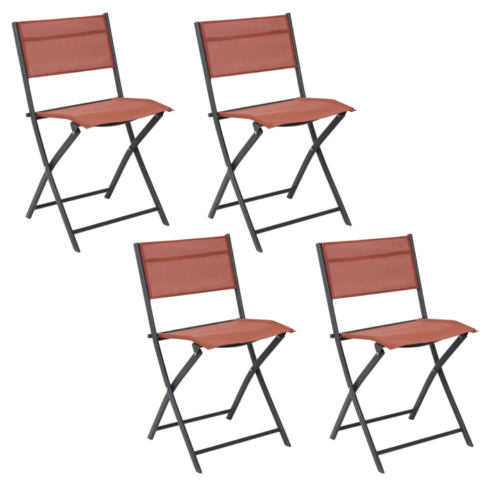 Chaise Elba Gris - Lot De 4