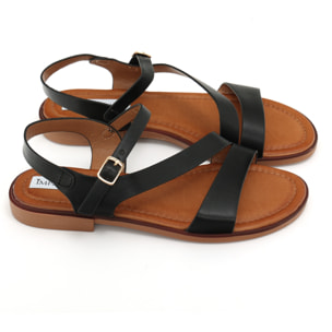 Sandali bassi in simil pelle