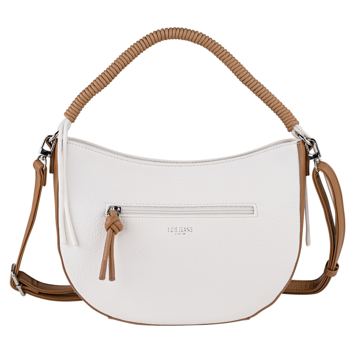 Bolso Bandolera Mujer Lois Shavanna Marron-Blanco