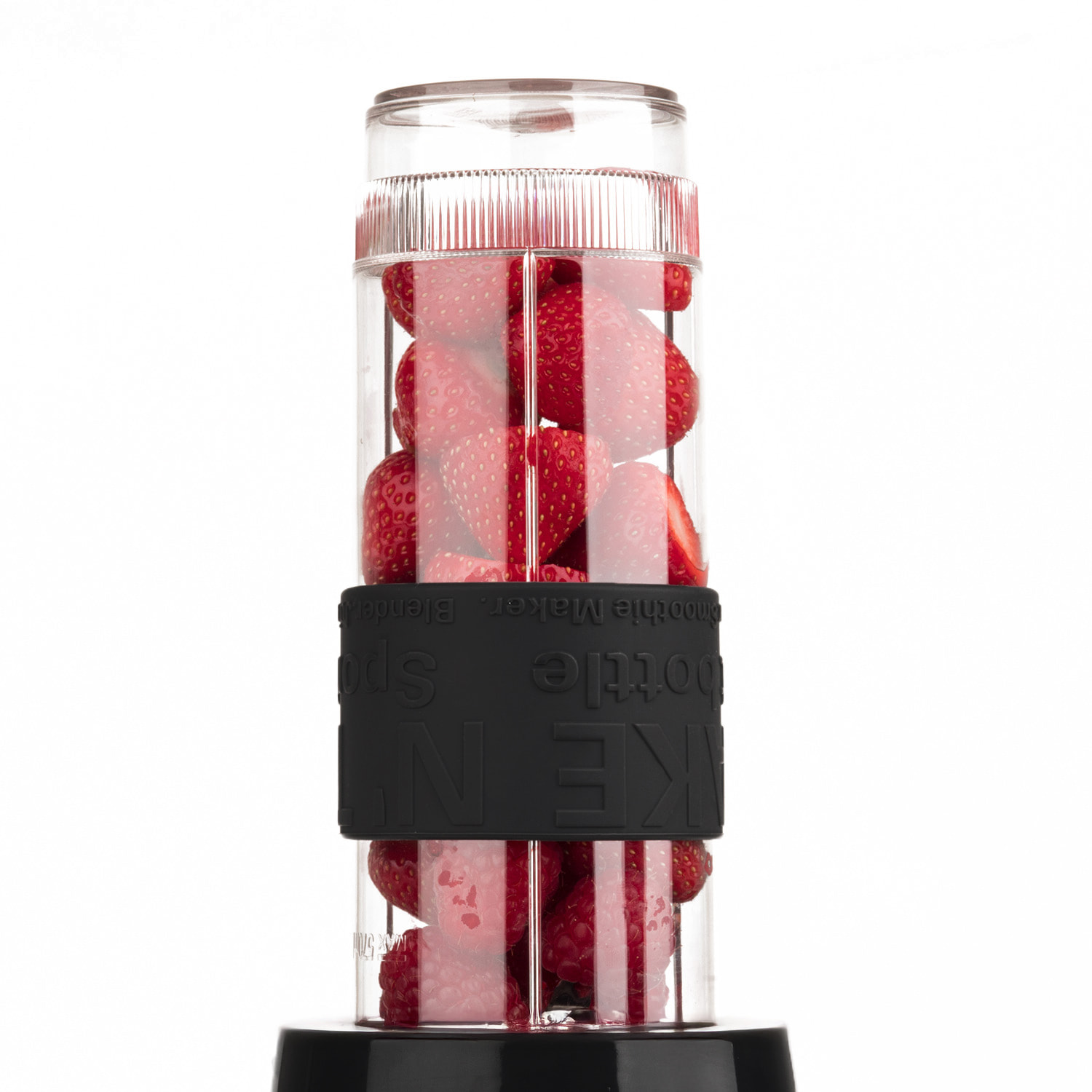 SWEISS Mini Batidora Portátil MOOV9, 2 Botellas de 570 ml con Tapas de Viaje, 4 Cuchillas de Acero Inoxidable, 300W, Negro