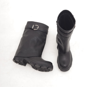 BIKER PRD RISVOLTATO NERO