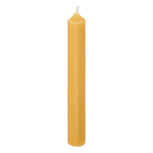 Lot de 10 bougies bâtons jaune 45g